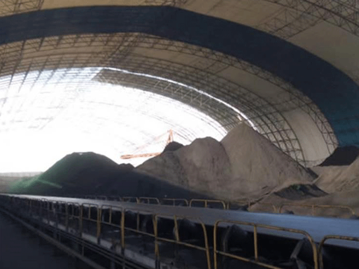 绥化煤棚料仓网架